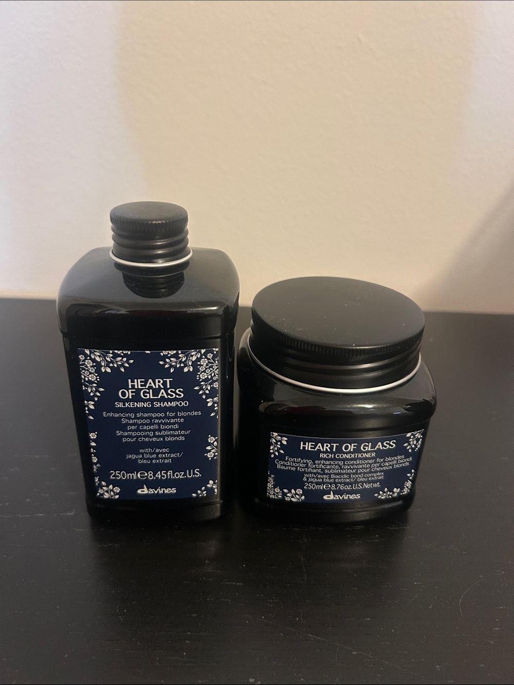 Davines Heart of Glass Shampoo & Conditioner Set
